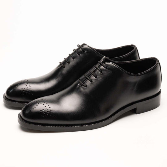 Premium Wholecut leather oxford Black