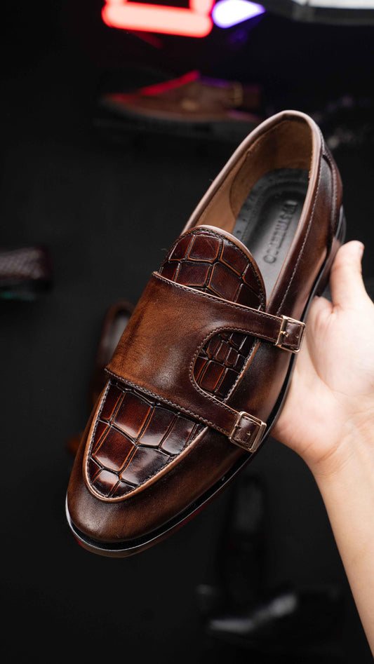 Pelle Loafers Brown/Black - Upstreet Co