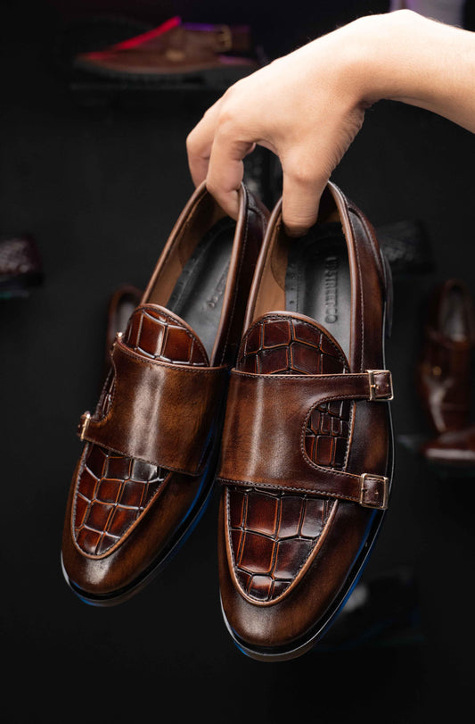 Pelle Loafers Brown